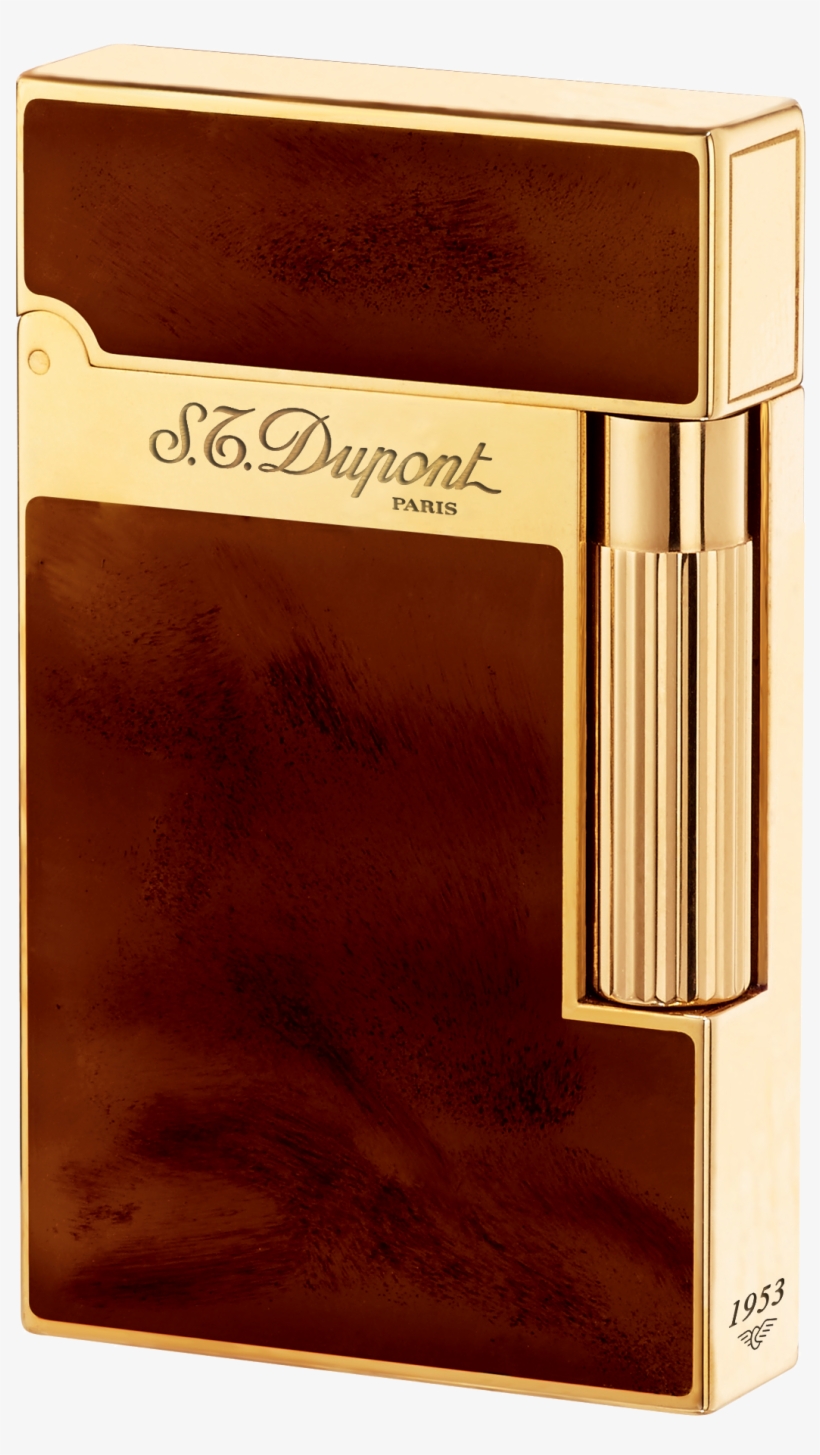 S.t. Dupont Atelier Ligne 2 Dark Brown Lacquer Lighter, transparent png