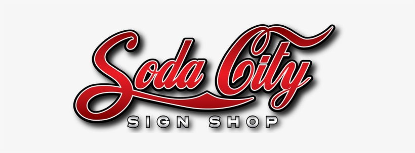 Order Custom Signs And Banners In Columbia, Sc In Just - Soda In Cursive, transparent png