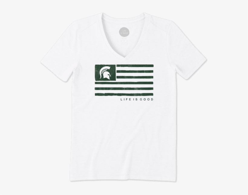 Women's Michigan State Team Flag Cool - Ling Ling 40 Hours, transparent png