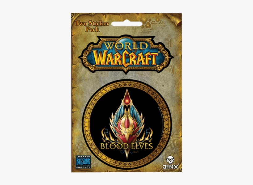 Blood Elf World Of Warcraft Race Stickers - World Of Warcraft Race Sticker, transparent png