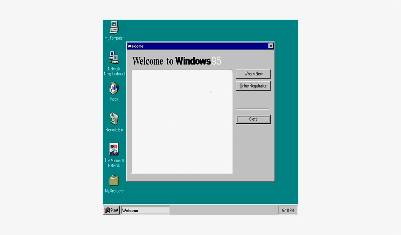 Preview Overlay - Windows 95, transparent png