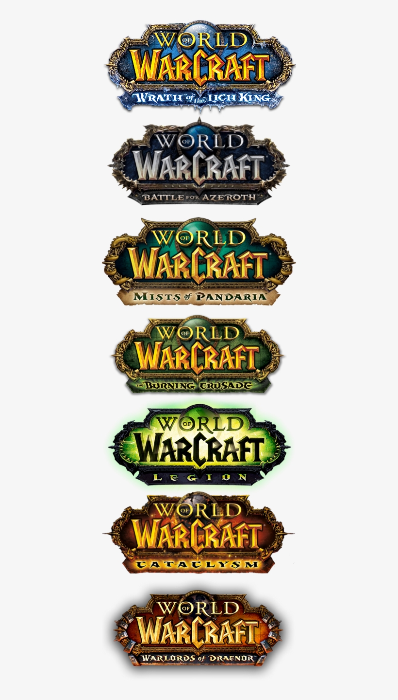 The Two Expansions With Blue Logos Are Wrath Of The - World Of Warcraft Comeback Meme, transparent png
