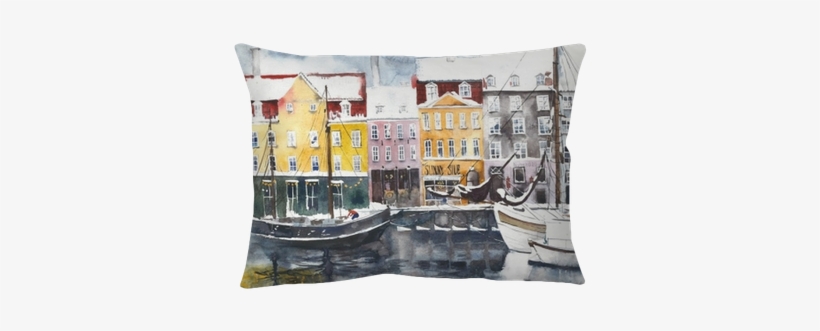Watercolor Landscape Copenhagen Urban Scape Greeting - Artspace Альбом Для Акварели 30 Листов, transparent png