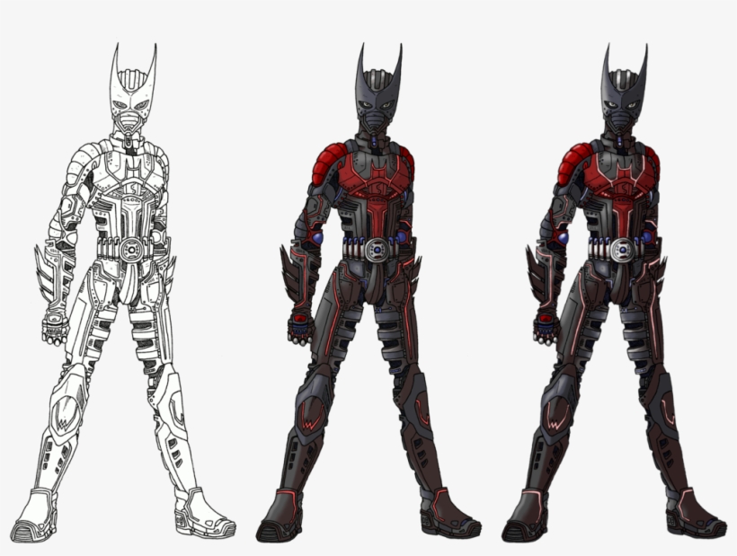 Armored Batman Beyond Suit By Angelic - Batman Beyond Drawing Png, transparent png