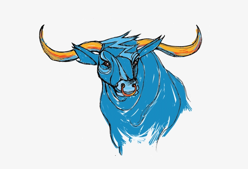Illustrations Portfolio - Bull, transparent png