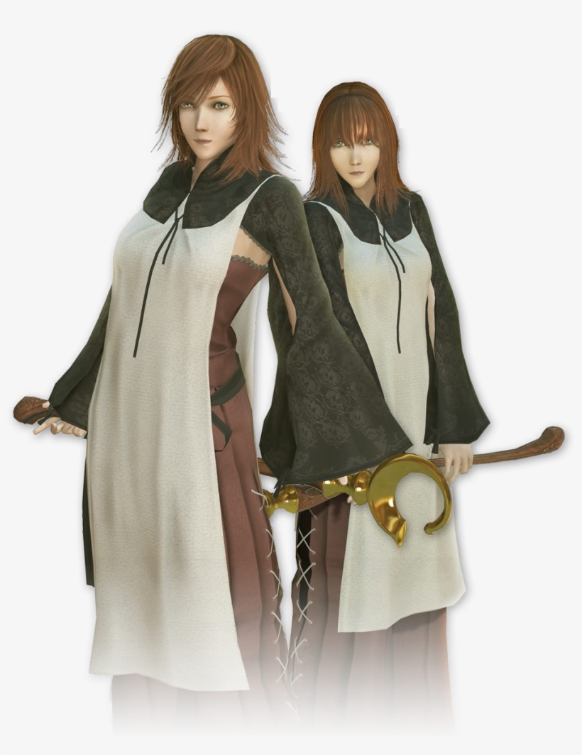 Nier Devola & Popola Render - Debola Popola Nier, transparent png