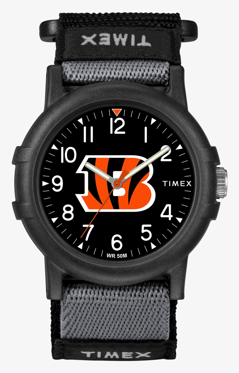 Recruit Cincinnati Bengals Large - Timex Camper T49713 Watch, transparent png