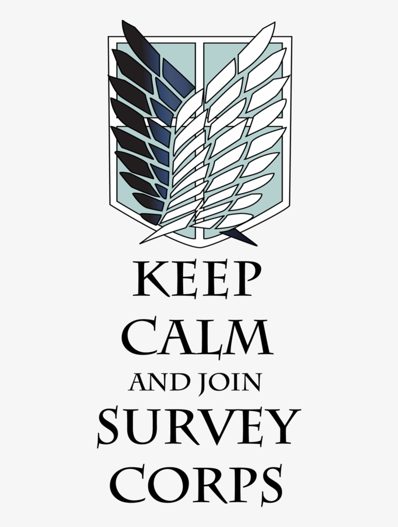 27 Images About Attack On Titan On We Heart It - Keep Calm Attack On Titan, transparent png
