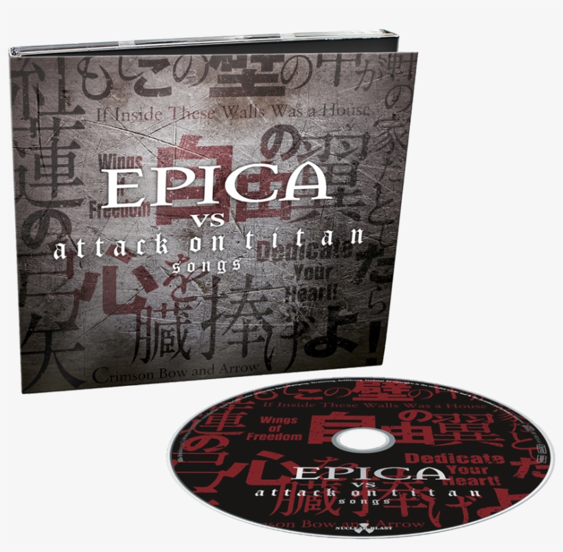 Epica Vs Attack On Titan Songs Digipak Import - Epica Attack On Titans, transparent png