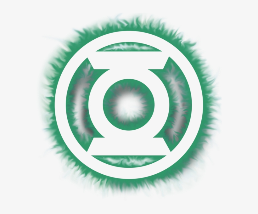 Green Lantern Green Flame Logo Men's Long Sleeve T-shirt - Trevco Green Lantern-green Flame Logo Junior V-neck, transparent png
