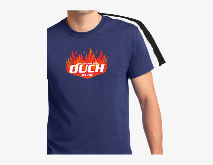 Ouchwear™ Flame Logo - Gildan 2000 Ultra 100 Percent, transparent png