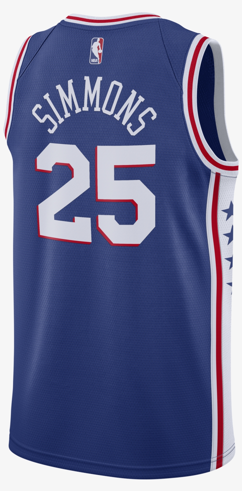 Philadelphia 76ers Men's Blue Ben Simmons Swingman - Ben Simmons Nike Jersey, transparent png