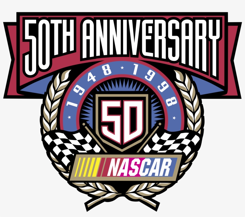 Nascar Logo Png Transparent - Nascar 50th Anniversary Logo, transparent png