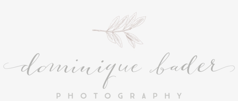 Dominique Bader Photography Logo Design By Ditto Creative, - Ditto Creative, transparent png