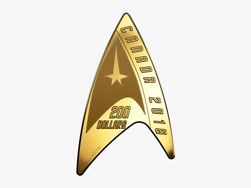 Pure Gold Coin Star Trektm - Canadian Mint Star Trek, transparent png