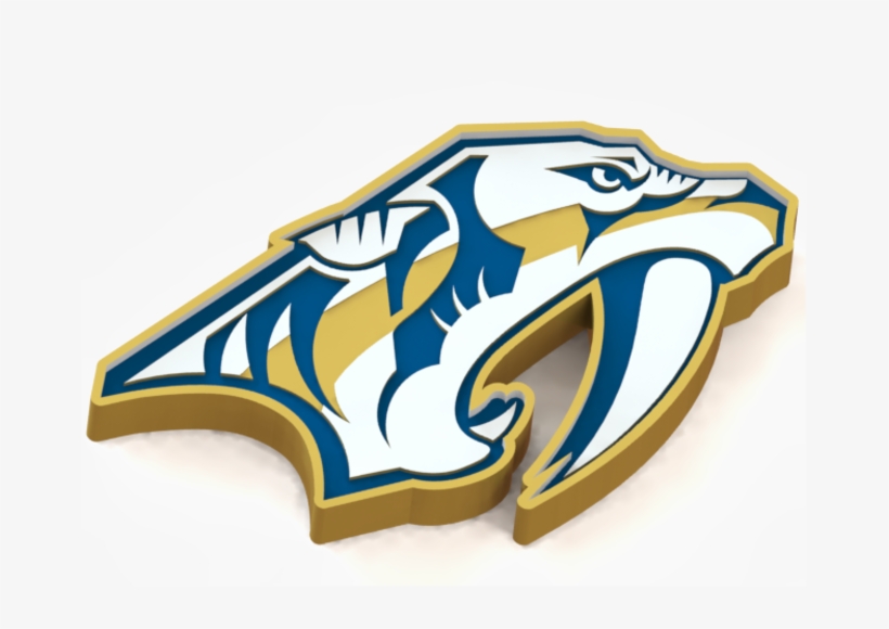 Nashville Predators Logo 3d Print - Nashville Predators Logo, transparent png