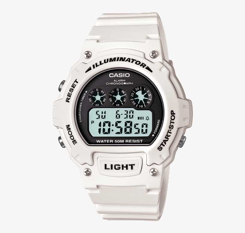 W 214hc 7avef - Casio W-214hc-7avef Watch, transparent png
