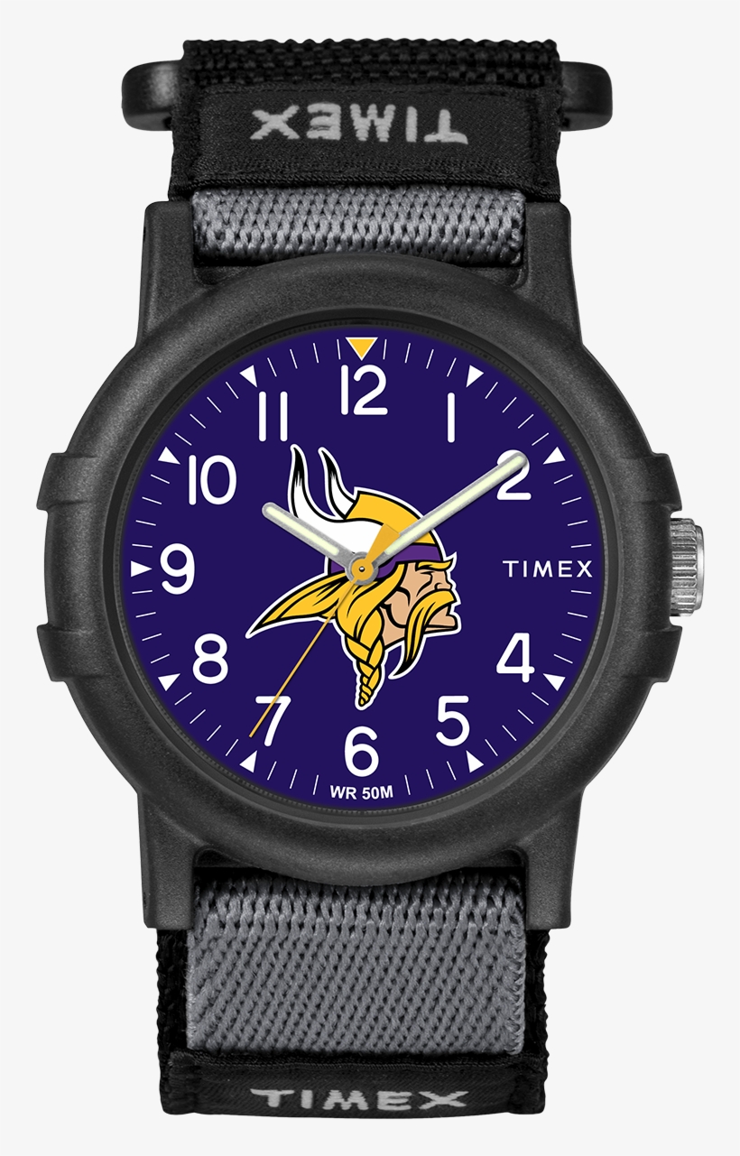 Recruit Minnesota Vikings Large - Timex Camper T49713 Watch, transparent png