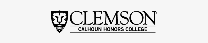 Honors Acadwdm-black - Clemson University Logo, transparent png