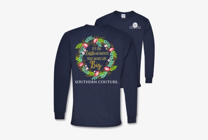 Southern Couture Preppy Little Moments Long Sleeve - Expressyourselfbysta Southern Couture, Fabulous Flamingo,, transparent png