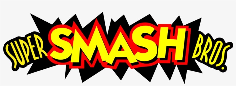 Super Smash Bros 64 Logo - Super Smash Brothers Deluxe, transparent png