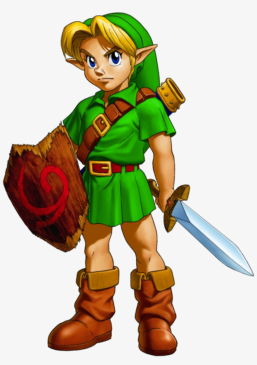 Link Ocarina Of Time, transparent png