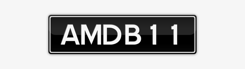 Aston Martin Db11 - Iam Late Licence Plate, transparent png