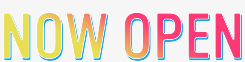 Rh Now Open 052418 Text - Riot House, transparent png