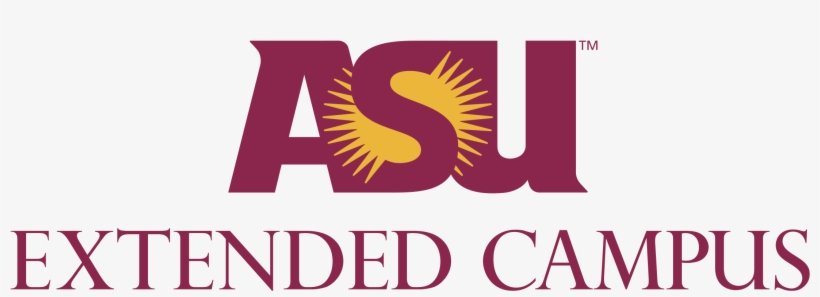 Asu Extended Campus 02 Logo Png Transparent - Arizona State University Tempe Logo, transparent png