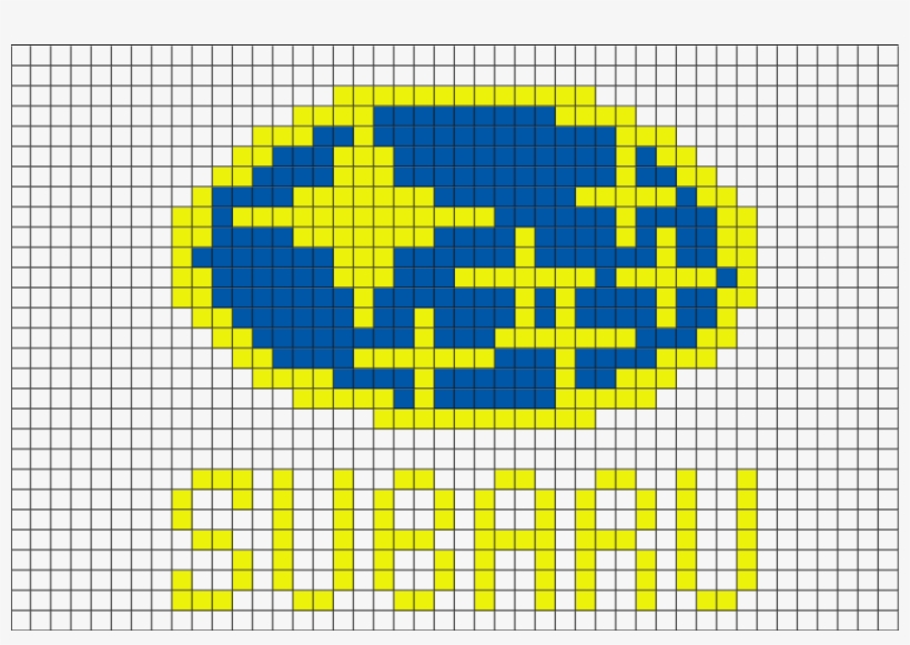Subaru Pixel Art, transparent png
