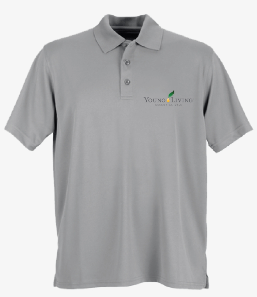 Men's Performance Polo - Army Mens Omega Solid Mesh Tech Polo (colour: Grey), transparent png