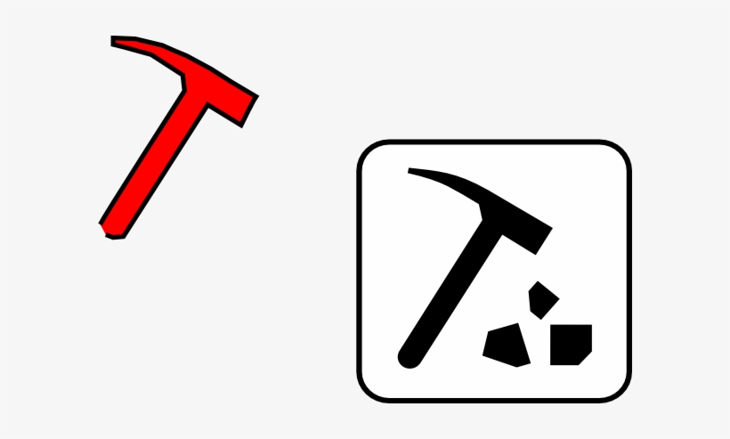 Rocks And Minerals Clipart - Rock Hammer Clip Art, transparent png