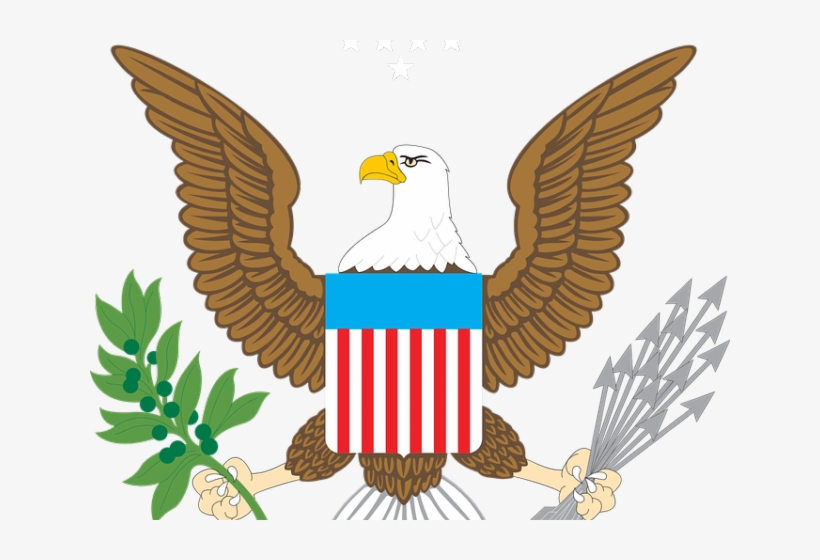 White Tailed Eagle Clipart Presidential - United States Passport Logo