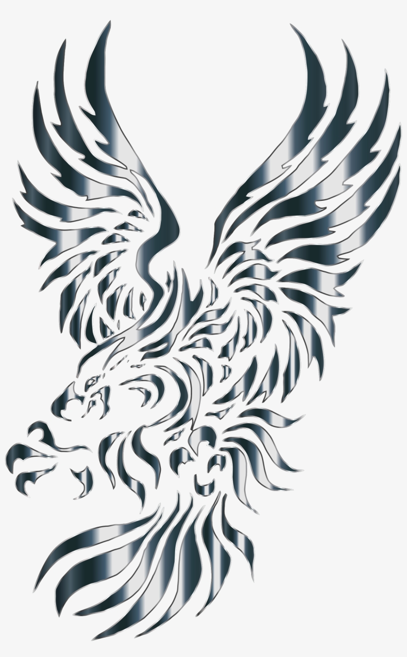 Chromatic No Background Big Image Png - Eagle Tattoo, transparent png