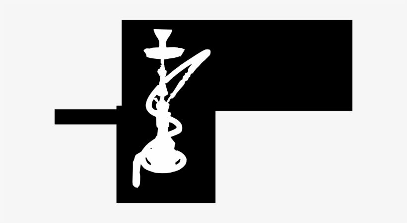 Hookah Clipart Hookah Pipe - Black And White Hookah, transparent png