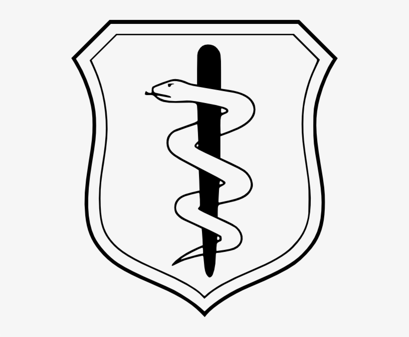 Blank White Shield Clip Art - Air Force Medical Corps, transparent png