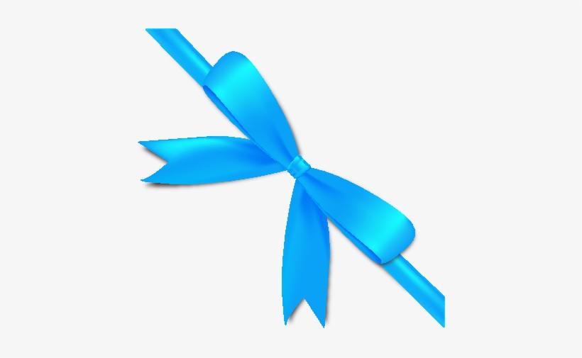Blue Ribbon Clipart - Light Blue Ribbon Png, transparent png