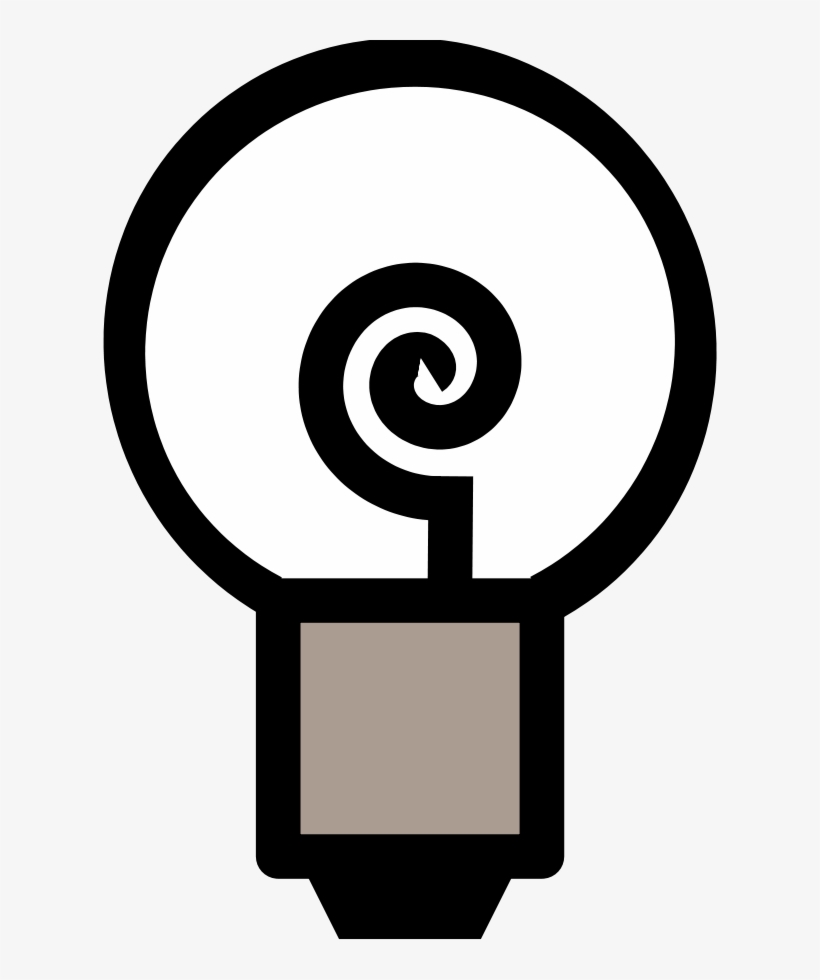 Clipart Info - Incandescent Light Bulb, transparent png
