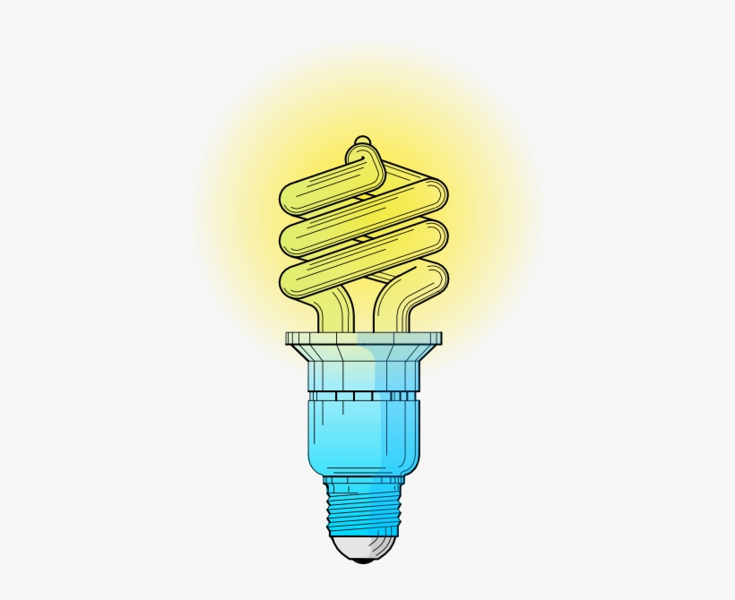 How To Set Use Compact Fluorescent Light Bulb Clipart, transparent png