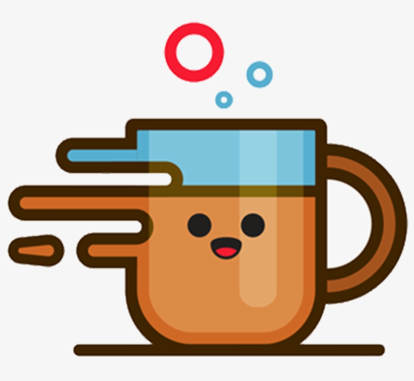 Clip Transparent Stock Illustration Material - Cute Coffee Cup Clip Art, transparent png