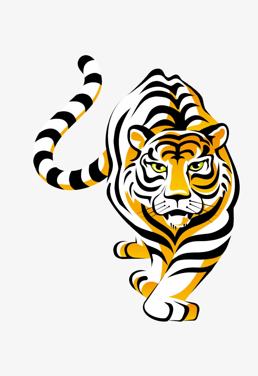 Tiger Clipart Cooking - Tiger School Mascot, transparent png