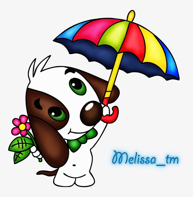 More Like Cute Dog With Umbrella Png By Melissa-tm, transparent png