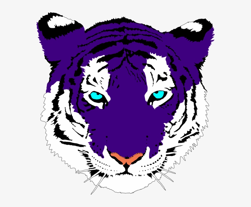 Bengal Tiger Clipart Free - Black And White Tiger Png, transparent png