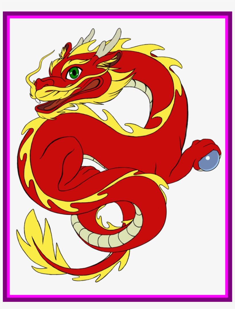 Appealing Chinese With Pearl Image For Easy - Chinese Dragon Chibi, transparent png
