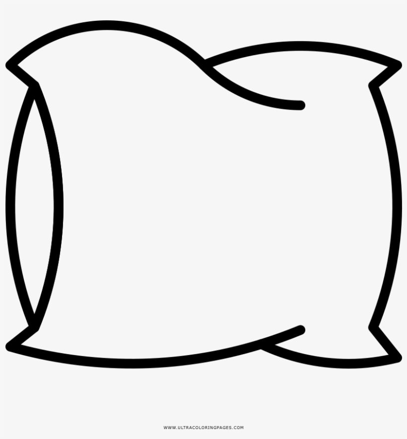 Svg Freeuse Download Bagel Drawing Line - Pillow Drawing, transparent png