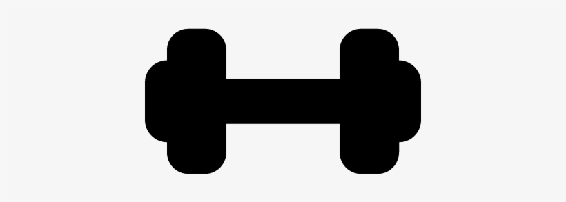 Gym Dumbbell Vector - Black Dumbbells Png Icon, transparent png