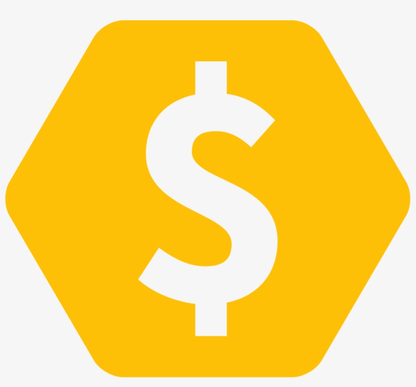 Yellow Dollar Sign Png Graphic - Nimiq Coin, transparent png