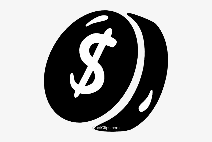 Dollar Sign Royalty Free Vector Clip Art Illustration - Magnifying Glass, transparent png