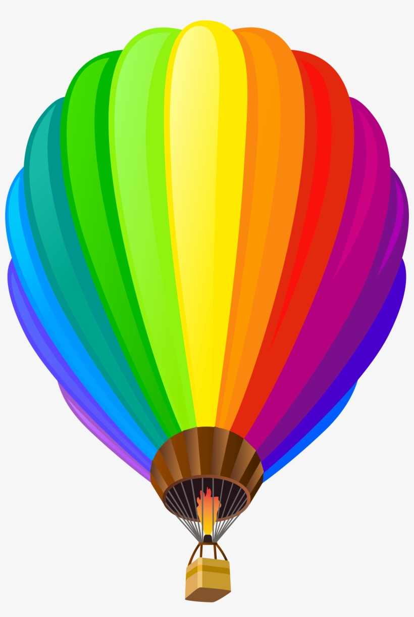 Hot Air Balloon Transparent Png Clip Art Image, Is - Hot Air Balloon Clipart With Transparent Background, transparent png