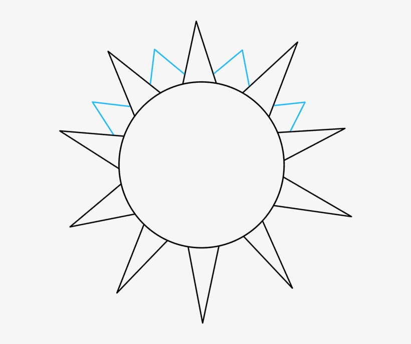 How To Draw Sun - Drawing, transparent png